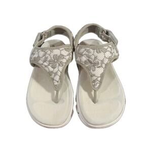 Evolve Easy Spirit Sandals Sz.7 W Adjustable Heel Strap Comfort Beach